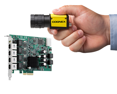 small held cognex camera and i/o board